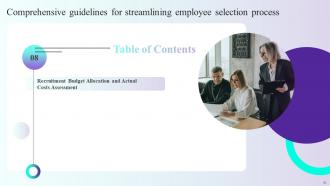 Comprehensive Guidelines For Streamlining Employee Selection Process Complete Deck Customizable Engaging