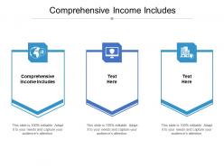 Comprehensive income includes ppt powerpoint presentation file graphics download cpb
