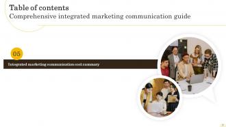 Comprehensive Integrated Marketing Communication Guide MKT CD V Ideas Adaptable
