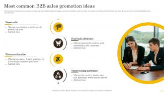 Comprehensive Integrated Marketing Most Common B2b Sales Promotion Ideas MKT SS V
