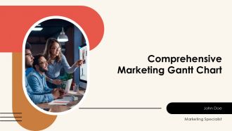 Comprehensive Marketing Gantt Chart PPT Example AT