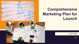 Comprehensive Marketing Plan For New Product Launch PPT Slides AT