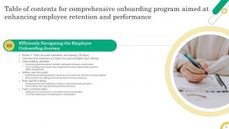 Comprehensive Onboarding Program Aimed At Enhancing Employee Retention And Performance Complete Deck Content Ready Downloadable