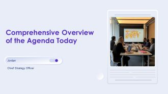 Comprehensive Overview Of The Agenda Today PPT Guidelines AT