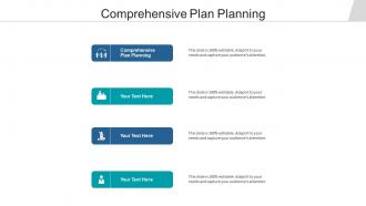 Comprehensive plan planning ppt powerpoint presentation portfolio information cpb
