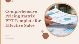 Comprehensive Pricing Matrix PPT Template For Effective Sales PPT H