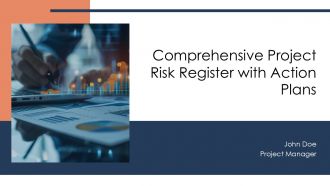 Comprehensive Project Risk Register With Action Plans PPT Example AT