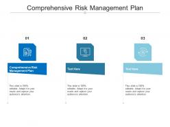 Comprehensive risk management plan ppt powerpoint presentation show design inspiration cpb