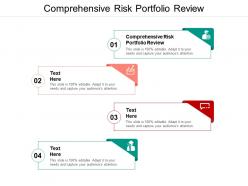 Comprehensive risk portfolio review ppt powerpoint presentation gallery styles cpb