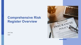 Comprehensive Risk Register Overview PPT Graphics AT