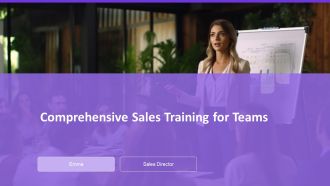 Comprehensive Sales Training For Teams PPT Information AT