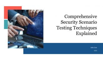 Comprehensive Security Scenario Testing Techniques Explained PPT Sample ST AI