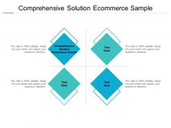 Comprehensive solution ecommerce sample ppt powerpoint presentation tips cpb
