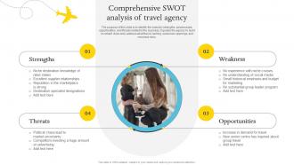 Comprehensive Swot Analysis Of Travel Adventure Travel Company Business Plan BP SS