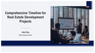 Comprehensive Timeline For Real Estate Development Projects PPT Designs AT