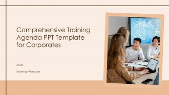 Comprehensive Training Agenda PPT Template For Corporates PPT H