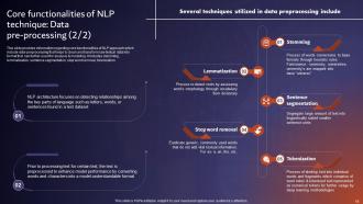 Comprehensive Tutorial About Natural Language Processing NLP Powerpoint Presentation Slides AI CD V Designed Attractive