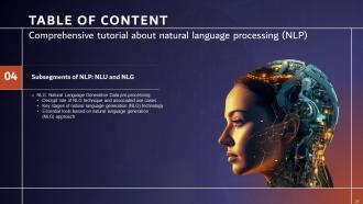 Comprehensive Tutorial About Natural Language Processing NLP Powerpoint Presentation Slides AI CD V Informative Attractive