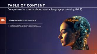 Comprehensive Tutorial About Natural Language Processing NLP Powerpoint Presentation Slides AI CD V Adaptable Attractive