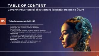 Comprehensive Tutorial About Natural Language Processing NLP Powerpoint Presentation Slides AI CD V Slides Graphical