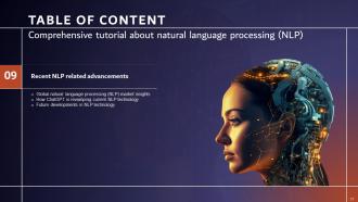 Comprehensive Tutorial About Natural Language Processing NLP Powerpoint Presentation Slides AI CD V Content Ready Captivating
