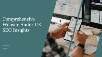 Comprehensive Website Audit UX SEO Insights PPT Presentation AT