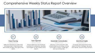Comprehensive Weekly Status Report Template For Strategic Insights PPT H Idea