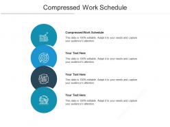 Compressed work schedule ppt powerpoint presentation styles themes cpb