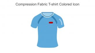 Compression Fabric T Shirt Colored Icon In Powerpoint Pptx Png And Editable Eps Format