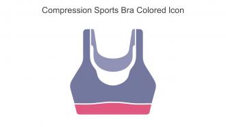 Compression Sports Bra Colored Icon In Powerpoint Pptx Png And Editable Eps Format