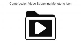 Compression Video Streaming Monotone Icon In Powerpoint Pptx Png And Editable Eps Format