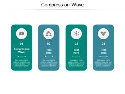 Compression wave ppt powerpoint presentation infographics icon cpb