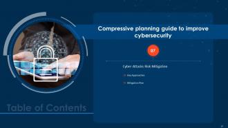 Compressive Planning Guide To Improve Cybersecurity Powerpoint Presentation Slides Slides Customizable