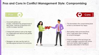 Compromising As A Conflict Management Style Training Ppt
