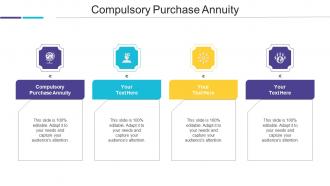 Compulsory Purchase Annuity Ppt Powerpoint Presentation Styles Slides Cpb