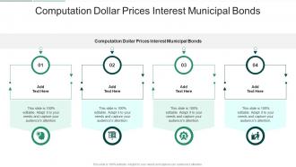 Computation Dollar Prices Interest Municipal Bonds In Powerpoint And Google Slides Cpb