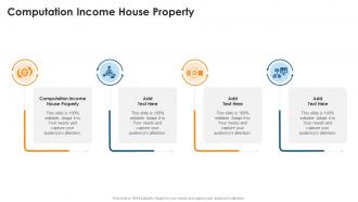 Computation Income House Property In Powerpoint And Google Slides Cpb
