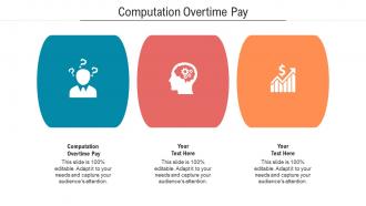 Computation overtime pay ppt powerpoint presentation summary design inspiration cpb