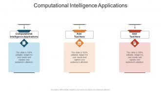 Computational Intelligence Applications In Powerpoint And Google Slides Cpb