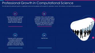 Computational science it professional growth in computational science