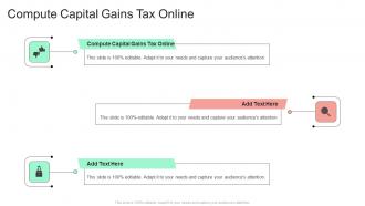 Compute Capital Gains Tax Online In Powerpoint And Google Slides Cpb