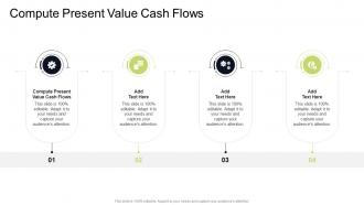 Compute Present Value Cash Flows In Powerpoint And Google Slides Cpb