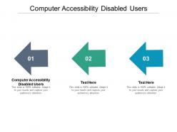 Computer accessibility disabled users ppt powerpoint presentation styles slide portrait cpb