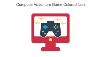 Computer Adventure Game Colored Icon In Powerpoint Pptx Png And Editable Eps Format