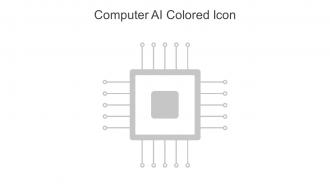Computer AI Colored Icon In Powerpoint Pptx Png And Editable Eps Format