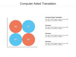 Computer aided translation ppt powerpoint presentation infographics inspiration cpb
