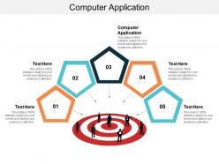 Computer application ppt powerpoint presentation icon slideshow cpb
