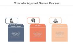 Computer approval service process ppt powerpoint presentation model template cpb