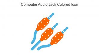 Computer Audio Jack Colored Icon In Powerpoint Pptx Png And Editable Eps Format