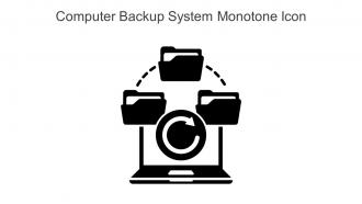 Computer Backup System Monotone Icon In Powerpoint Pptx Png And Editable Eps Format
